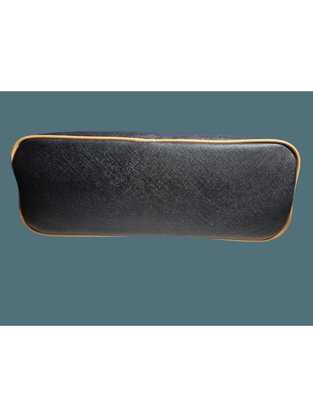 Giani Bernini Top Handle Dome Satchel Crossbody Bag Black & Tan -Faux Leather - Picture 6 of 15